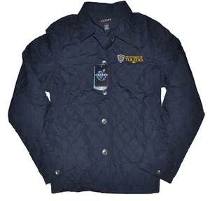 NCAA University Toledo Rockets Ohio Women's Quilted Button Jacket, L or XL - Picture 1 of 6