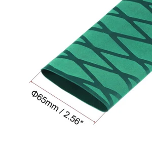 Dia 15mm-50mm Non Slip Textured Heat Shrink X Wrap Tubing Handle Grip Tube Green - Picture 1 of 11