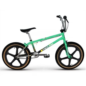 REDLINE Retro 20" RL20B Bike Green With Black Skyway Tuff Wheel Upgrade - Picture 1 of 13