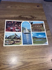 Postal de Westlake de gran tamaño de la década de 1970, Westlake Village CA, vista múltiple 5-1/2" x 9" - Imagen 1 de 2