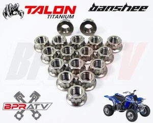 Best Yamaha Banshee 350 TITANIUM Lug Nuts Nut Complete Kit Front Rear Set of 16 - Picture 1 of 24