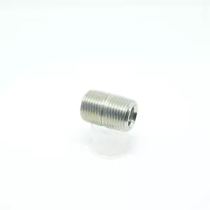 Steel 3/8" Npt Male Close Nipple Pipe Fitting Mpt Mip Fuel Oil Gas Liquid - Picture 1 of 6