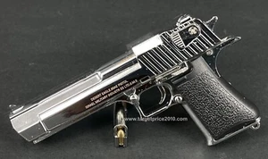 Keychain 1:3 Scale Desert Eagle (Chrome Silver) - For Display Only - Picture 1 of 5