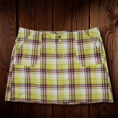 Lane Bryant Women's Skirt Skort Size 20 Plaid Pattern Brown/ Green Sports Casual - Image 1 of 4