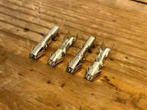 Mk1 Mk2 CE1 Sicherungskasten Kabelwebstuhl Klemme Kontakt Crimp x4 Golf Jetta Scirocco - Bild 1 von 1
