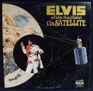 ELVIS PRESLEY-Aloha From Hawaii-Quadradisc Album-RCA VICTOR #VPSX-6089 - Imagen 1 de 6