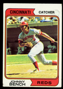 1974 Topps Set Break # 10 Johnny Bench EX