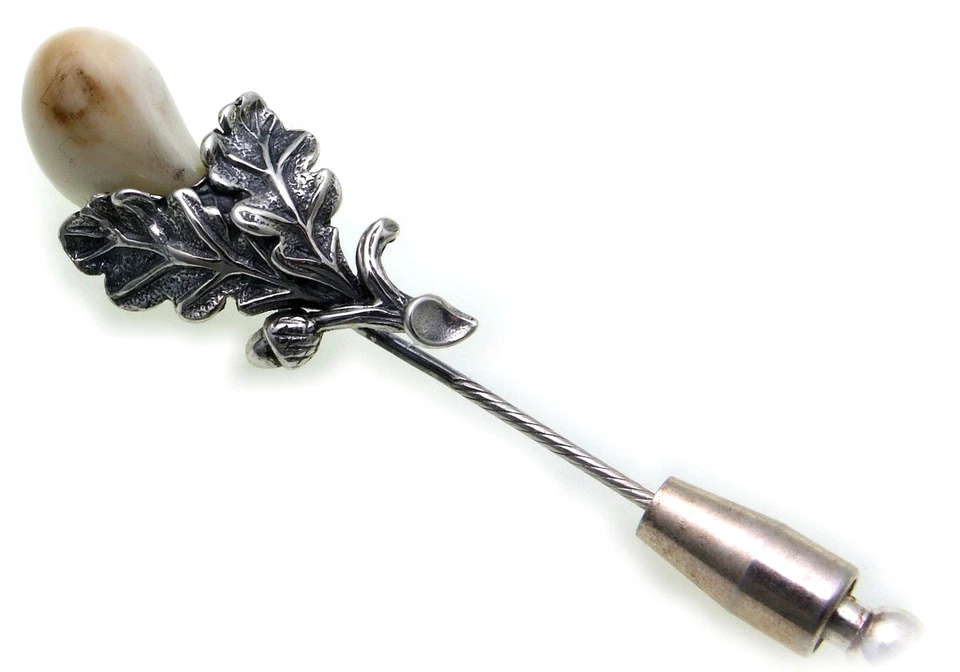 Grandel Spilla Per Cravatta In Argento 925 Gioielli Da Caccia Grandel - Immagine 1 di 2