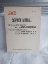 (F4) JVC Service Manual CP-5000U CR-6000U CR-6100 Video Cassette Player Recorder