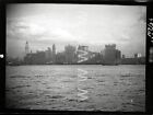1926 Lower Manhattan Skyline Upper Bay Harbor NYC Old Sperr Photo Negative B15