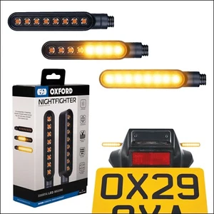 Oxford Night Fighter Streaming LED Motorcycle Indicators Motorbike Turn Signal - Picture 1 of 13