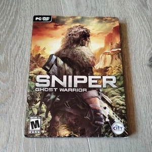 Sniper: Ghost Warrior (PC, 2010) Slip On Cover Sleeve CIB With Manual Complete - Picture 1 of 8