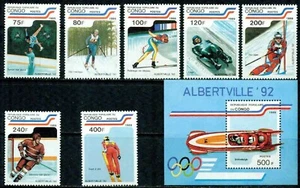 CONGO (RPC)– 1989 – WINTER OLYMPICS – VF** - Picture 1 of 1
