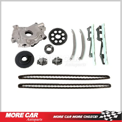 Timing Chain Kit Oil Pump fit 91-01 Ford Mustang F-150 F-250 Town Car 4.6L ROMEO - Image 1 of 4