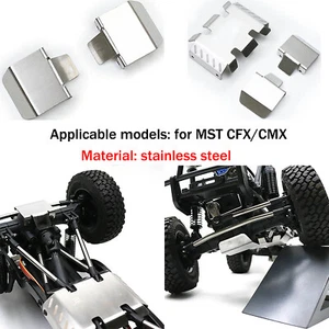 For MST CFX/CMX Stainless Steel Chassis Armor Guard Plate Protector Bottom Plate - Picture 1 of 10