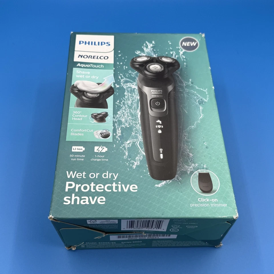 Philips S5966/85 Norelco Aquatouch Rechargeable Wet & Dry Men's Electric Shaver