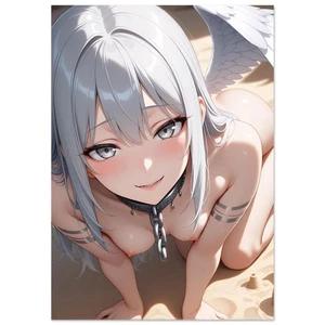 Art Poster Sexy Angel Anime Girl Wall Scroll Anime Painting Decor Poster - Picture 1 of 10