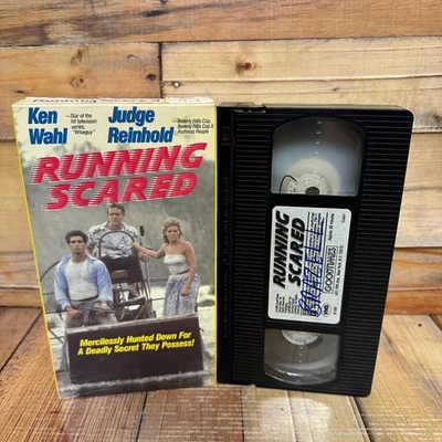 Running Scared VHS Used Ken Wahl Judge Reinhold Thriller Embassy Home - Image 1 of 4