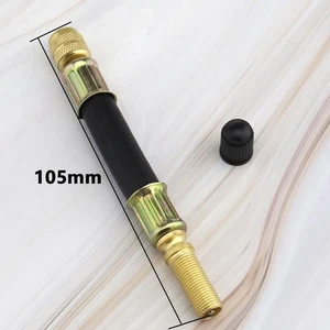 New Valve Adapters For Truck RV Trailer 4pcs Black+Gold Professional Stem - Picture 1 of 4