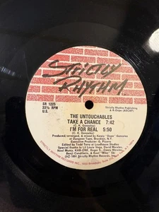 THE UNTOUCHABLES TAKE A CHANCE ON STRICTLY RHYTHM SR 1225 VG+ 1991 - Photo 1/2