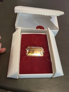 SWAROVSKI 2000 MASQUERADE COLUMBINE TITLE PLAQUE GABRIELE STAMEY  - Picture 1 of 2