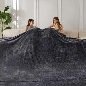 Seamless Big Blanket 120x120 Inch 3D Jacquard Huge Blanket - Cozy Extra Large... - Picture 1 of 5
