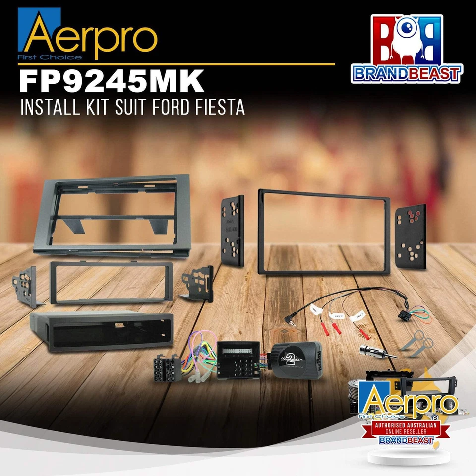 Aerpro FP9245MK Single/Double DIN Install Kit Suit Ford Fiesta/Focus 2005 - 2008 - image 1 of 1
