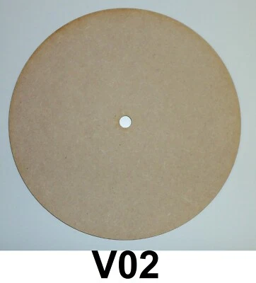5 X WOODEN CLOCK FACE 200MM (20CM) LASER CUT BLANK MDF FOR CRAFT EMBELLISHMENTS - Image 1 of 4