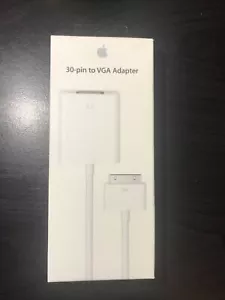 BRAND NEW APPLE MC552ZM/B 30-pin to VGA Adapter iPad iPod iPhone CABLE A1368 - Picture 1 of 1