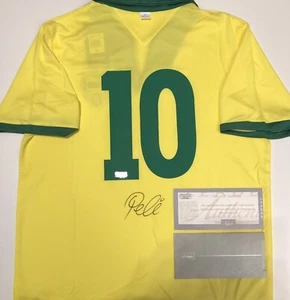 Pelé Signed Jersey auf Brasilien Trikot. Mit Zertifikat. - Bild 1 von 16