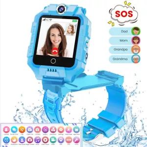 Kids SmartWatch Phone Watch with Camera GPS Tracker Video Call Torch Pedometer - Picture 1 of 11