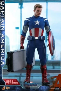 Figura de acción Hot Toys MMS563 Avengers Endgame Capitán América 2012 versión 1/6 - Imagen 1 de 10