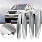 4 Pcs Silver Roof Rack Rail End Cover,Replace Shells For Lexus GX470 2003 - 2009