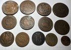 Russian Empire Copper Coins Kopeck 1824 other Orthodox Ancient Cross Russia