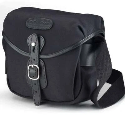 Billingham Hadley Digital Shoulder Bag - Black FibreNyte / Black Leather - Image 1 of 4