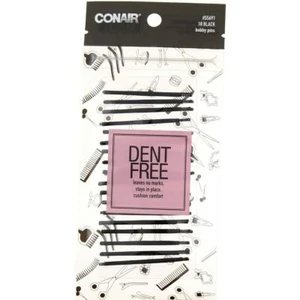 5 set of Conair Dent Free Bobby Pins, Black, 18 Ct Each Total 90 Pins - Picture 1 of 2