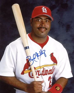 BERNARD GILKEY ST. LOUIS CARDINALS AUTOGRAPHED SIGNED 8X10 PHOTO - Picture 1 of 1