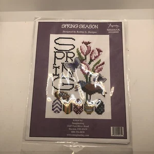 New Imaginating Bobby G. Designs Seasons Cross Stitch Pattern: Spring MS416AK - Picture 1 of 2