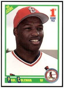 1990 Score #662 Paul Coleman NM - Picture 1 of 2