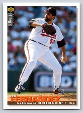 1995  Collector's Choice #344 Sid Fernandez Baltimore Orioles