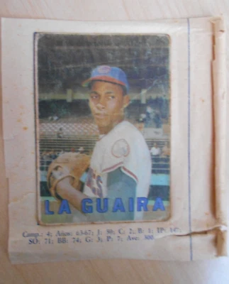 Rare Card  #60   JUAN QUINTANA     Topps/Venezuela 1967   REMOVED FROM/ALBUM - Image 1 of 2
