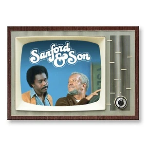 SANFORD AND SON TV Show TV 3.5 inches x 2.5 inches Steel FRIDGE MAGNET - Picture 1 of 2