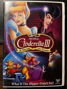 Cinderella III (3) A Twist in Time Walt Disney Pictures Presents DVD - Picture 1 of 2