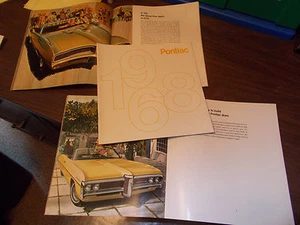 1968 Pontiac Deluxe vollständiger Verkaufskatalog / tolle Abbildungen jedes Modells - Bild 1 von 1