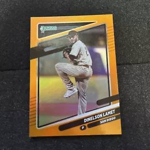 2021 Panini Donruss - Holo Orange #211 Dinelson Lamet - Picture 1 of 2