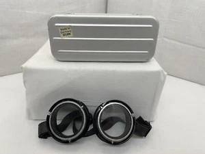 STURM  Made In Germany / Gunnery Goggles/ Steampunk/ Saftey Goggles W/Tin Case. - Picture 1 of 8
