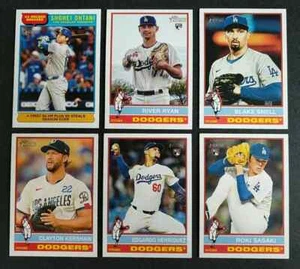 2025 Topps Heritage LOS ANGELES DODGERS Team SET YAMAMTO OHTANI SASAKI RC - Picture 1 of 4