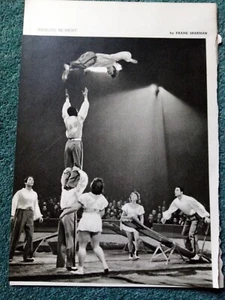 L1q Ephemera 1947 book picture circus acrobats Frank sharman - Picture 1 of 1