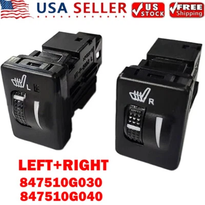 Juego de 2 botones de control térmico de asiento L+R para Toyota Camry V50 LO ÚLTIMO Foto 1 de 4