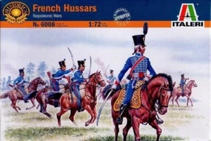 Italeri 6008 1/72 Napoleonic Wars Model Kit French Hussars Light Cavalry Horse - Picture 1 of 1